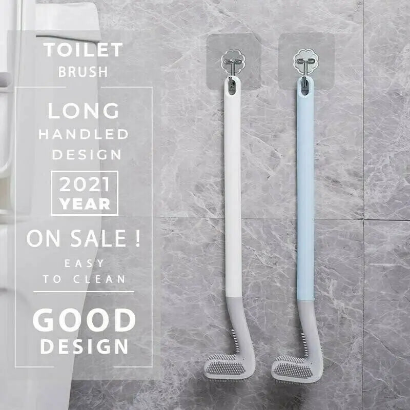 Lange Toilettenbürste – Eckenreinigung ohne Rückstände