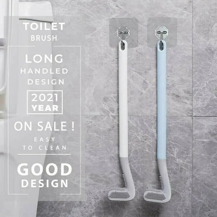 Lange Toilettenbürste – Eckenreinigung ohne Rückstände