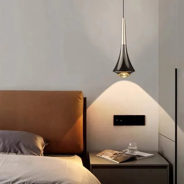 Moderne versilberte Pendelleuchte – Stilvolle Beleuchtung für Esszimmer oder Küche | Karnz