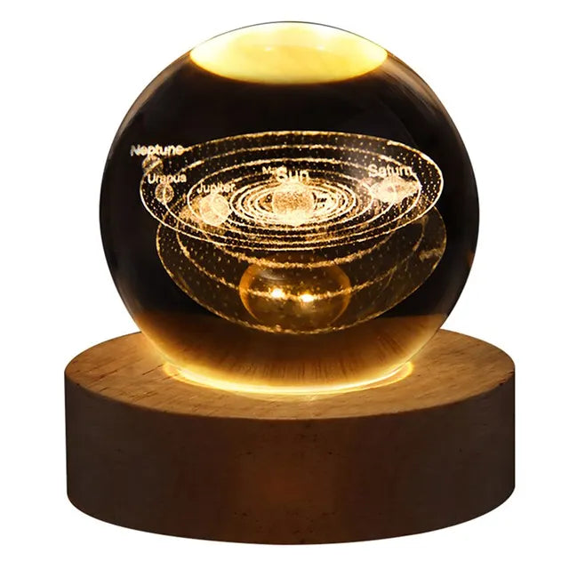 Solar-System Tischlampe – LED Leuchte mit Planeten Design für Wohnräume | Karnz