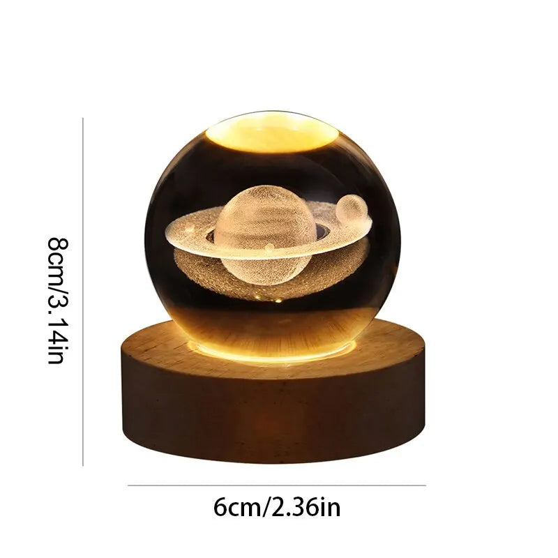 Solar-System Tischlampe – LED Leuchte mit Planeten Design für Wohnräume | Karnz