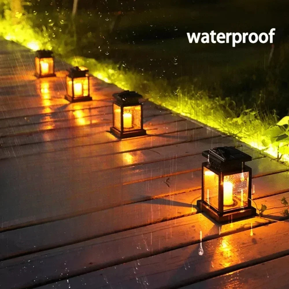 Karnz | Sonnenlampe - SolarPaleis - Wasserdicht - Flackernde Kerze