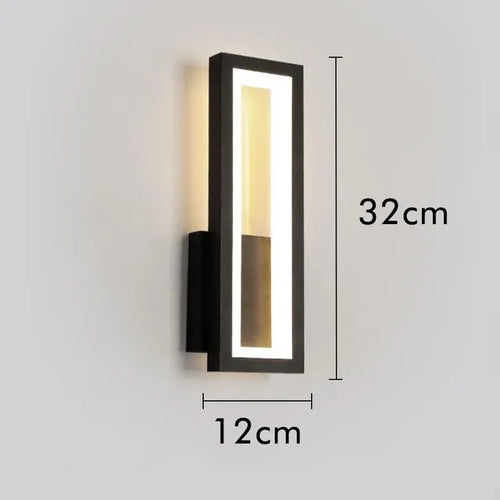Moderne LED-Wandlampe für den Innenbereich im minimalistischen Design – Stilvolle Wandlampe für Wohnzimmer & Flur | Karnz