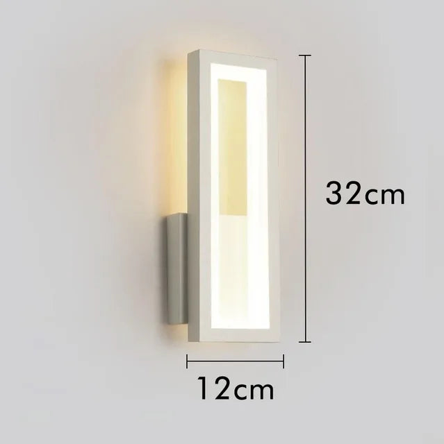 Moderne LED-Wandlampe für den Innenbereich im minimalistischen Design – Stilvolle Wandlampe für Wohnzimmer & Flur | Karnz
