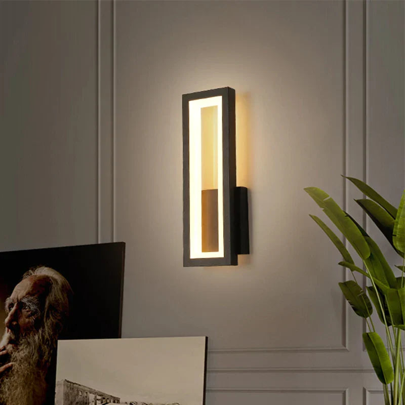 Moderne LED-Wandlampe für den Innenbereich im minimalistischen Design – Stilvolle Wandlampe für Wohnzimmer & Flur | Karnz