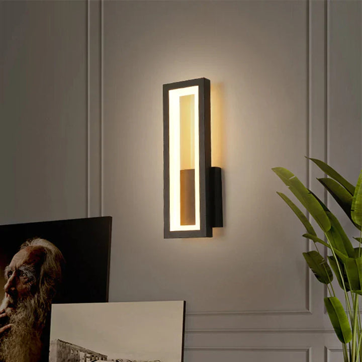 Moderne LED-Wandlampe für den Innenbereich im minimalistischen Design – Stilvolle Wandlampe für Wohnzimmer & Flur | Karnz