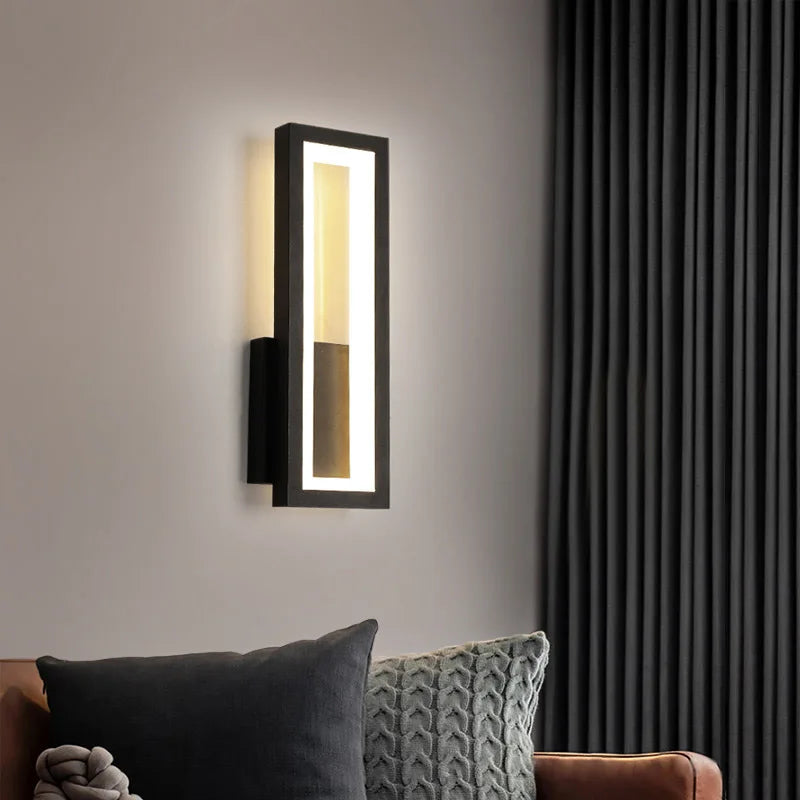 Moderne LED-Wandlampe für den Innenbereich im minimalistischen Design – Stilvolle Wandlampe für Wohnzimmer & Flur | Karnz