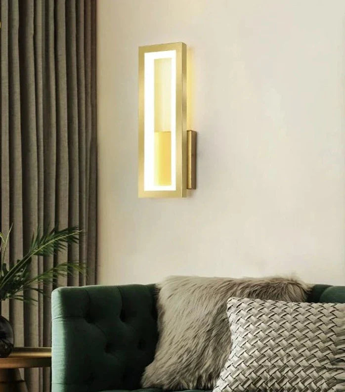 Moderne LED-Wandlampe für den Innenbereich im minimalistischen Design – Stilvolle Wandlampe für Wohnzimmer & Flur | Karnz