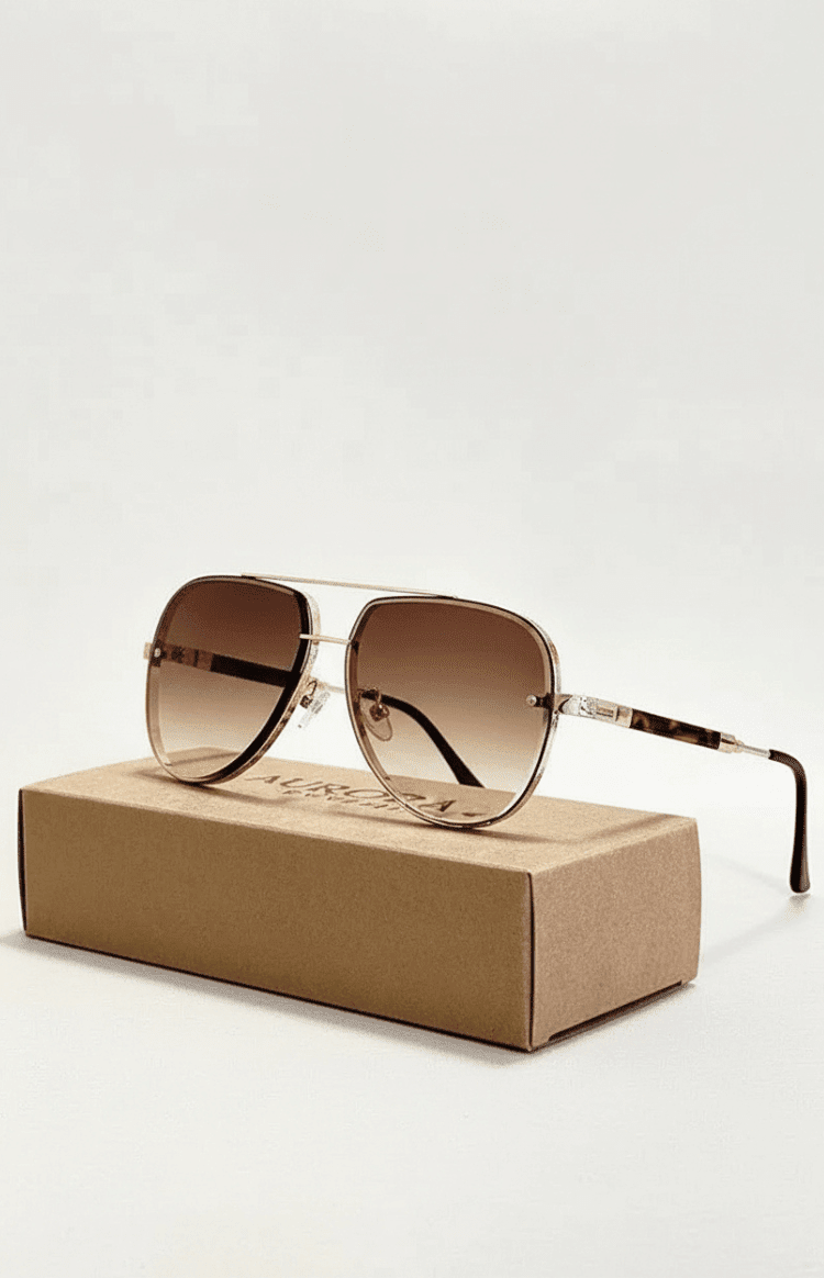 Aviator-Sonnenbrille UV400 mit Entspiegelung | Karnz