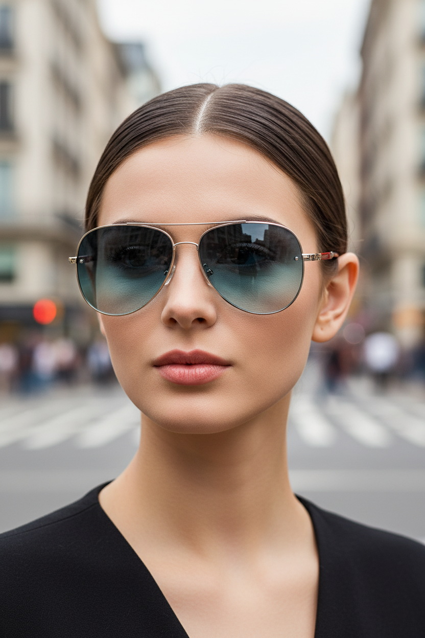 Aviator-Sonnenbrille UV400 mit Entspiegelung | Karnz