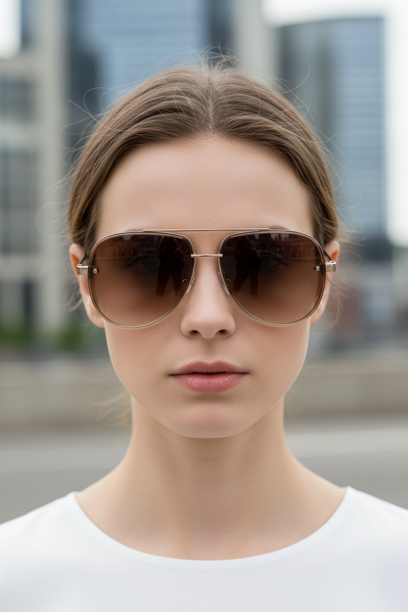 Aviator-Sonnenbrille UV400 mit Entspiegelung | Karnz