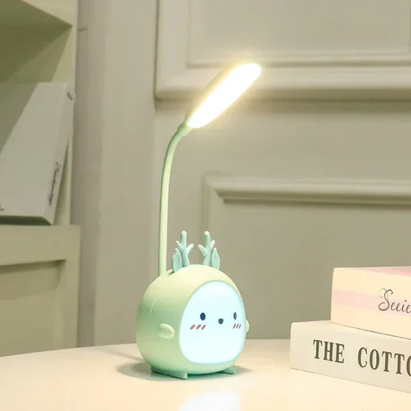 Kinderleselampe mit Augenschutz und USB-Nachtlicht - BrightBuddy | Karnz