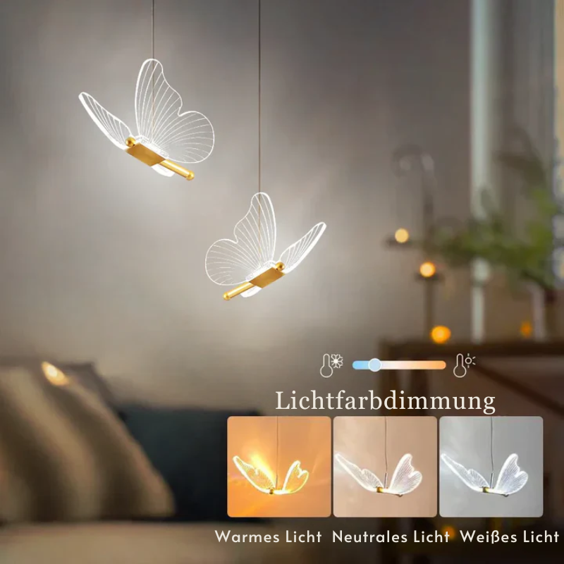 LED Schmetterling Hängelampe - Modernes Design für Kinderzimmer | Karnz