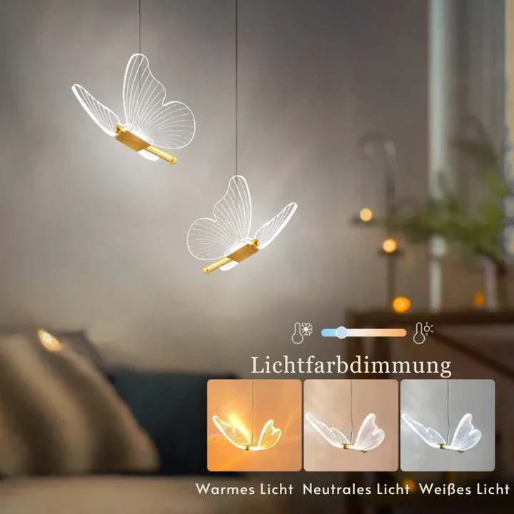 LED Schmetterling Hängelampe - Modernes Design für Kinderzimmer | Karnz