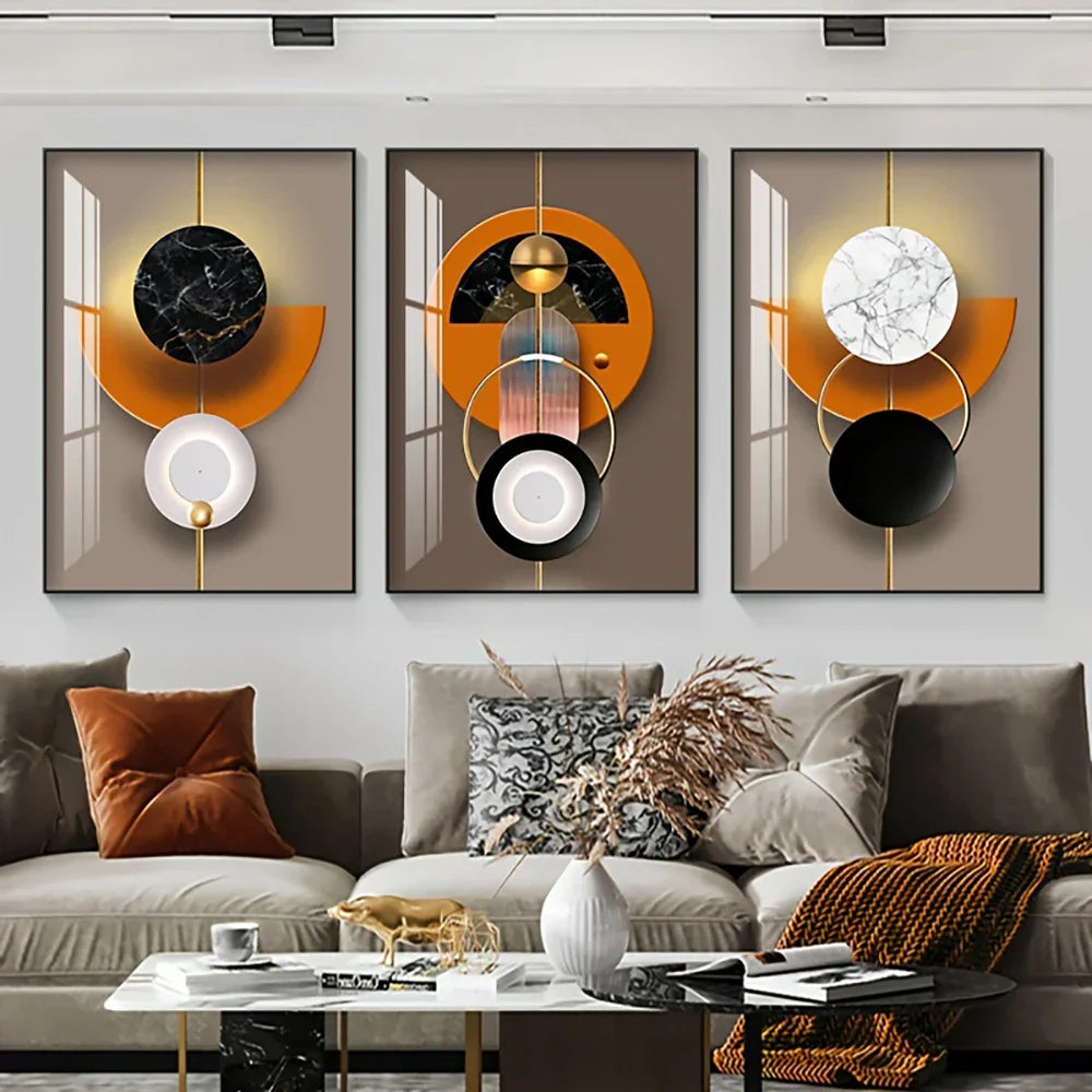 Leichte Luxus Abstrakte Himmlische Geometrie Wandkunst Fine Art Leinwanddrucke Moderne Ästhetik Bilder Für Wohnzimmer Esszimmer Home Office Dekor