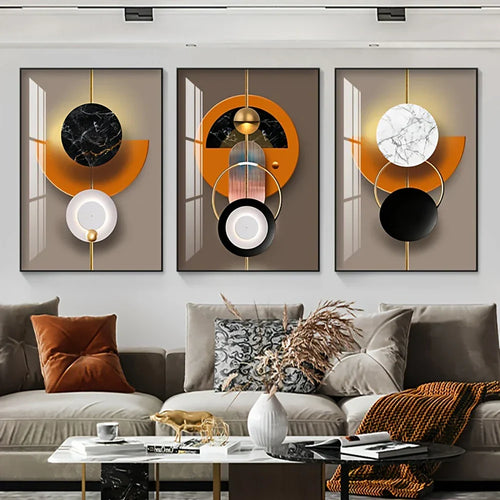 Leichte Luxus Abstrakte Himmlische Geometrie Wandkunst Fine Art Leinwanddrucke Moderne Ästhetik Bilder Für Wohnzimmer Esszimmer Home Office Dekor