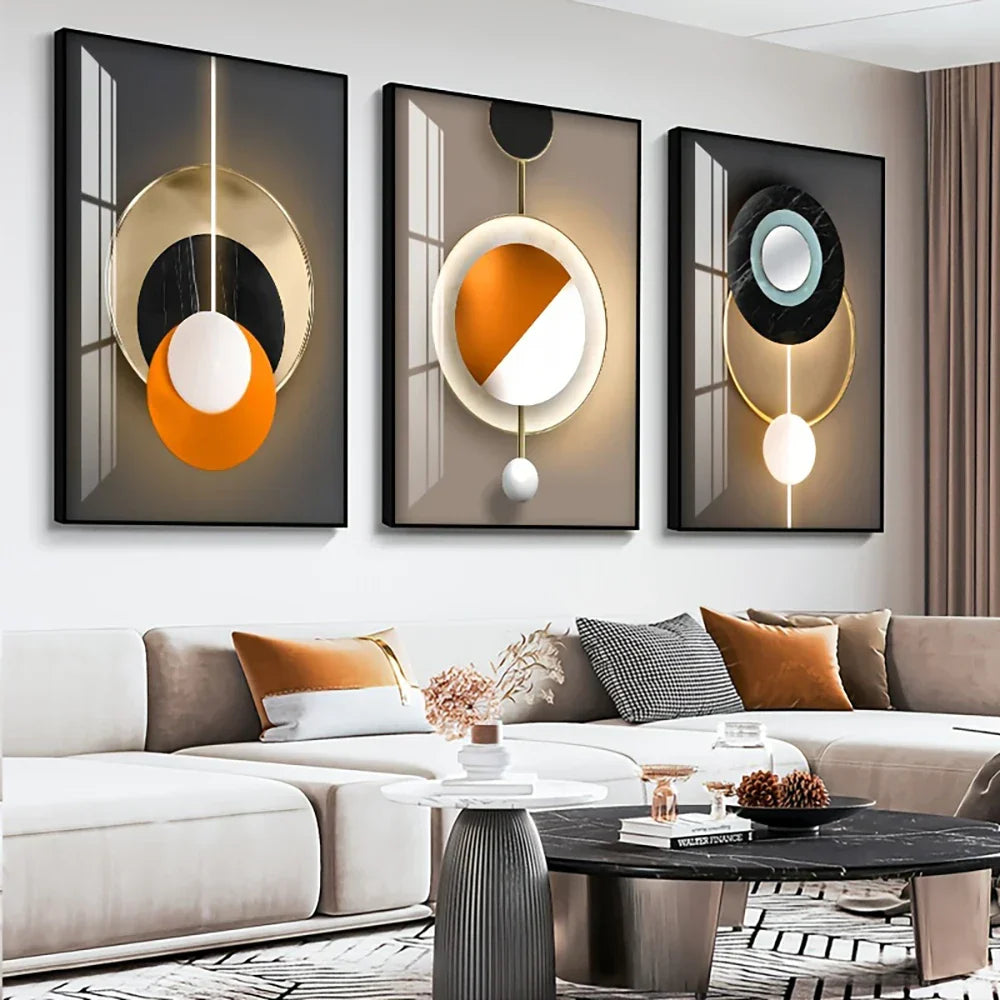 Leichte Luxus Abstrakte Himmlische Geometrie Wandkunst Fine Art Leinwanddrucke Moderne Ästhetik Bilder Für Wohnzimmer Esszimmer Home Office Dekor