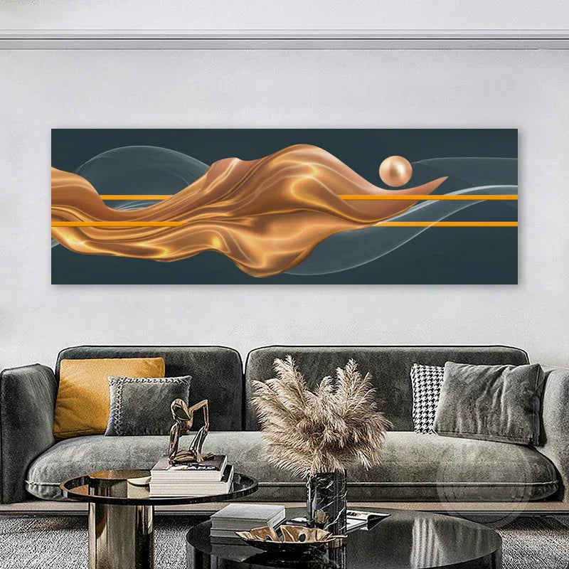 Leichte Luxus Fließende Abstrakte Band Wandkunst Fein Kunst Leinwanddrucke Weitformatbild Für Über Dem Bett Bilder Für Über Der Couch