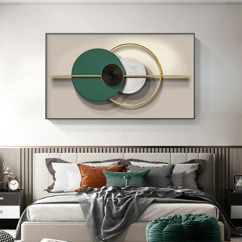 Leichte Luxus Moderne Ästhetik Sonne & Mond Wandkunst Feine Kunst Leinwanddrucke Bilder Für Wohnzimmer Esszimmer Home Office Innendekor