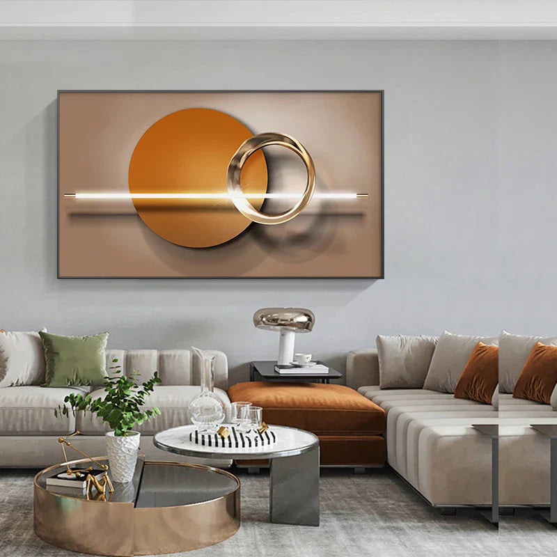Leichte Luxus Moderne Ästhetik Sonne & Mond Wandkunst Feine Kunst Leinwanddrucke Bilder Für Wohnzimmer Esszimmer Home Office Innendekor
