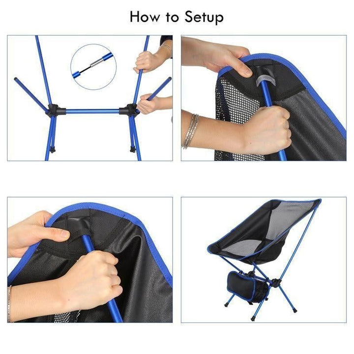 Tragbarer Outdoor Klappstuhl | Karnz