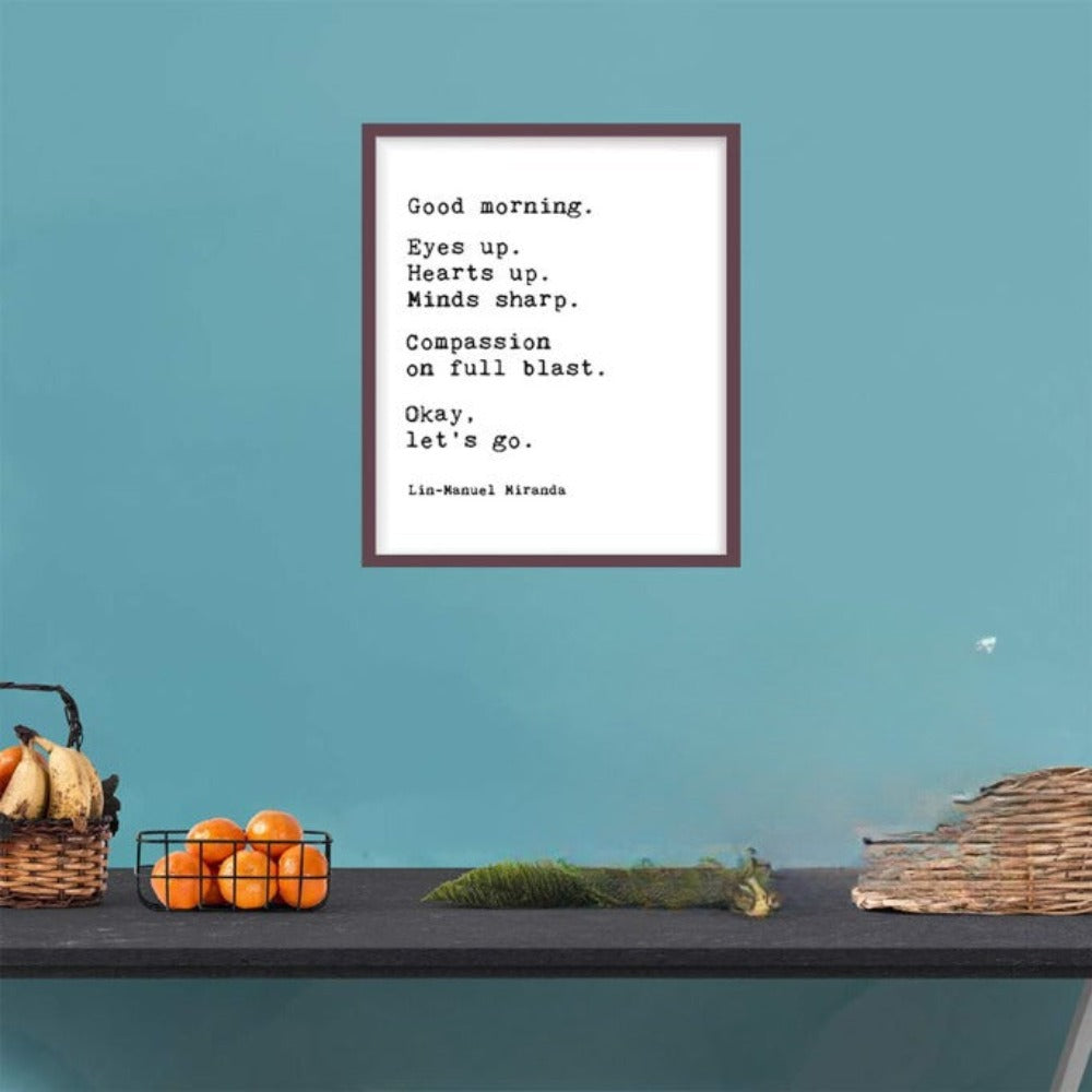 Motivations- & Positive Inspirierende Zitate Wandkunst