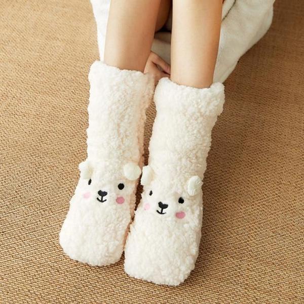 Llama Alpaka Innenstiefel Wollsocken | Karnz