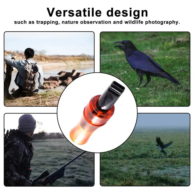 Krähe Lockpfeife für Jagd, Natur & Training – Realistischer Sound aus der Tasche
