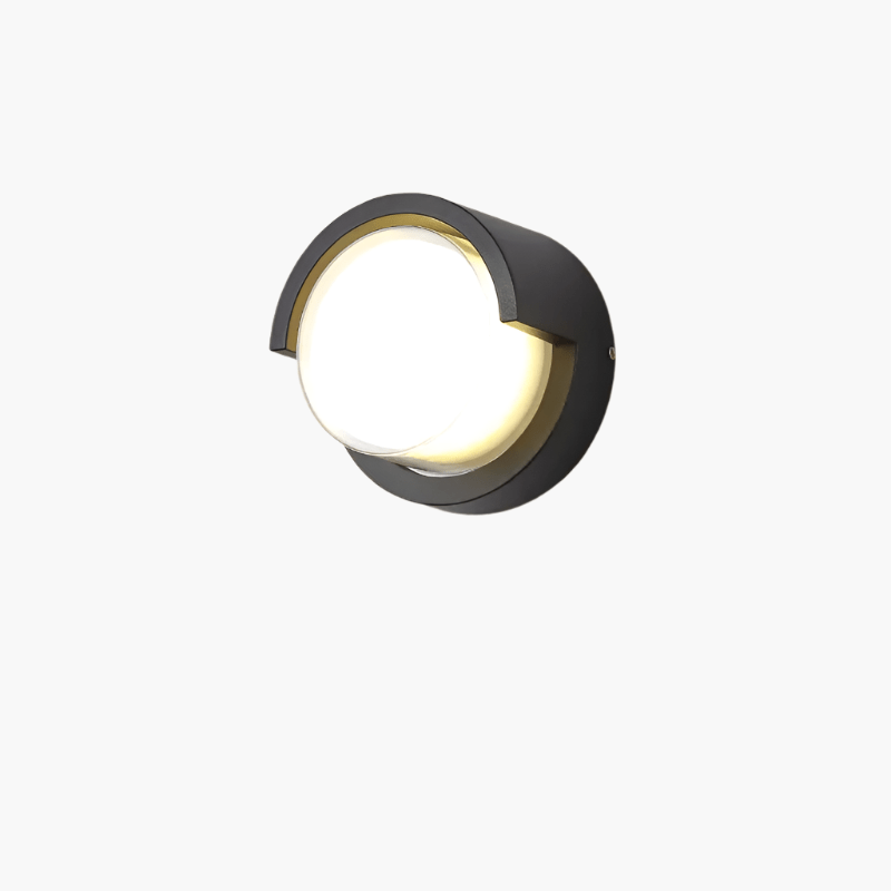 Moderne LED-Außenwandleuchte mit Bewegungsmelder
