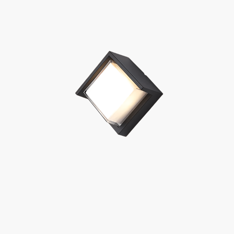 Moderne LED-Außenwandleuchte mit Bewegungsmelder