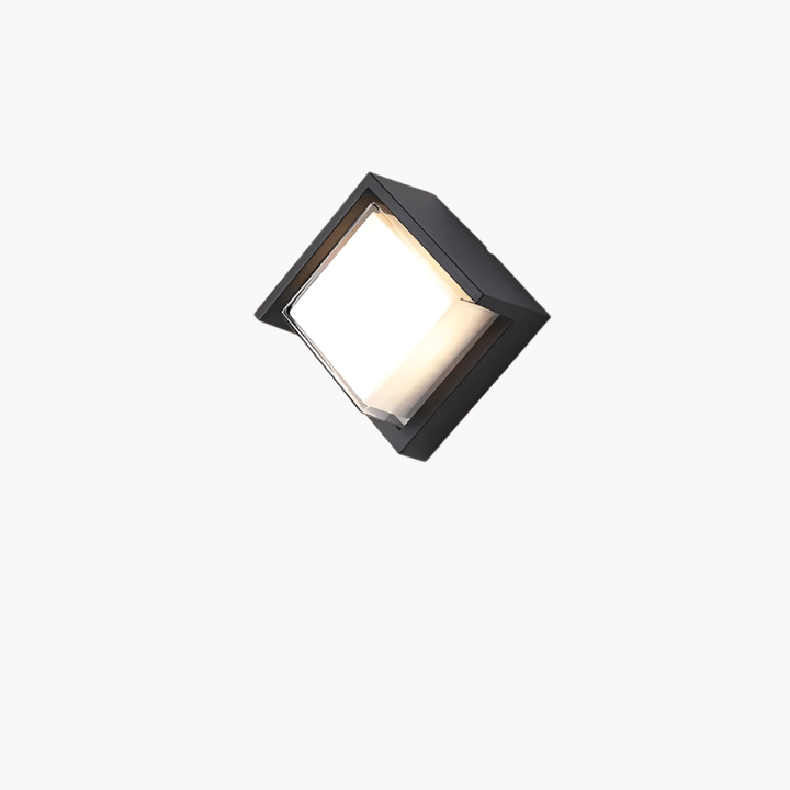 Moderne LED-Außenwandleuchte mit Bewegungsmelder