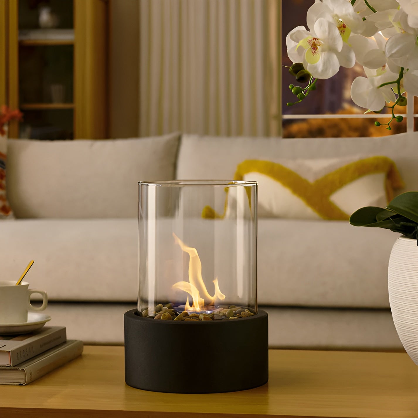 Lujolux Tischkamin – Stilvoller Bioethanol-Kamin für Gemütlichkeit und Wärme