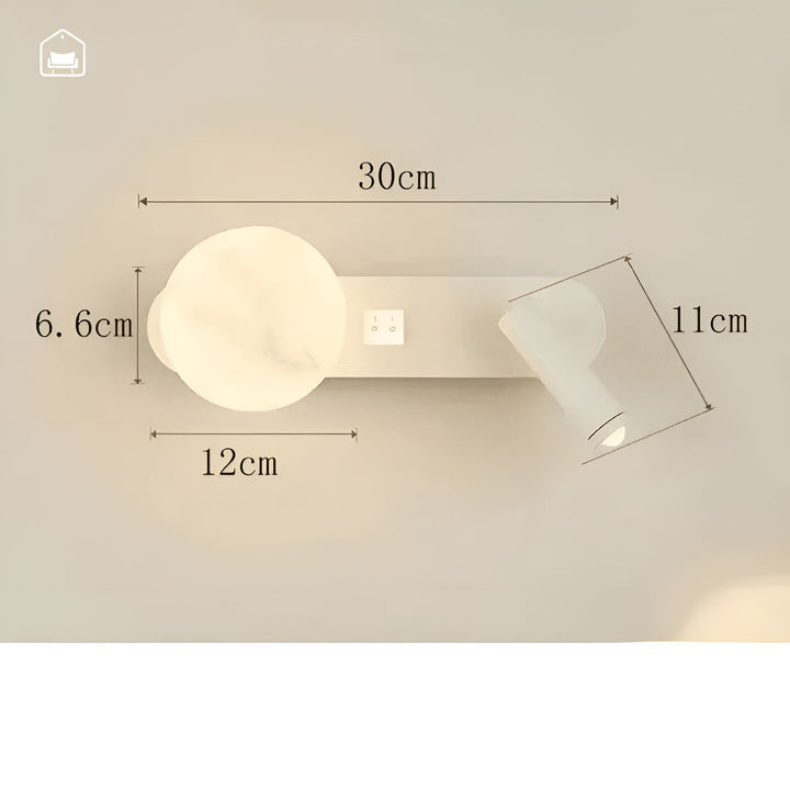 Wandleuchte im Luxusdesign – Elegant & minimalistisch | Ideal für Wohnzimmer, Flur & als Nachttischbeleuchtung | Karnz