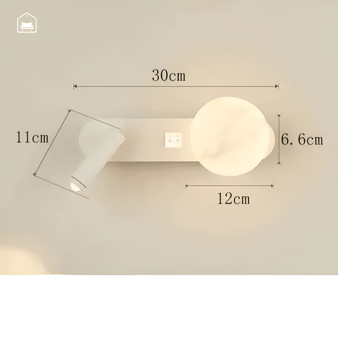 Wandleuchte im Luxusdesign – Elegant & minimalistisch | Ideal für Wohnzimmer, Flur & als Nachttischbeleuchtung | Karnz