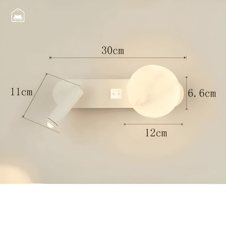 Wandleuchte im Luxusdesign – Elegant & minimalistisch | Ideal für Wohnzimmer, Flur & als Nachttischbeleuchtung | Karnz