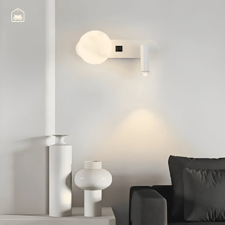 Wandleuchte im Luxusdesign – Elegant & minimalistisch | Ideal für Wohnzimmer, Flur & als Nachttischbeleuchtung | Karnz