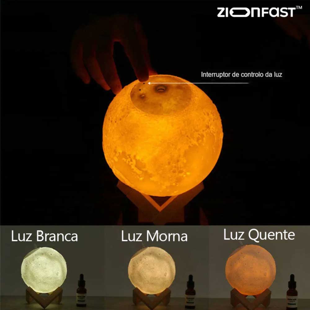 Karnz | Luftbefeuchter und 3D Mondlampe - Zion™