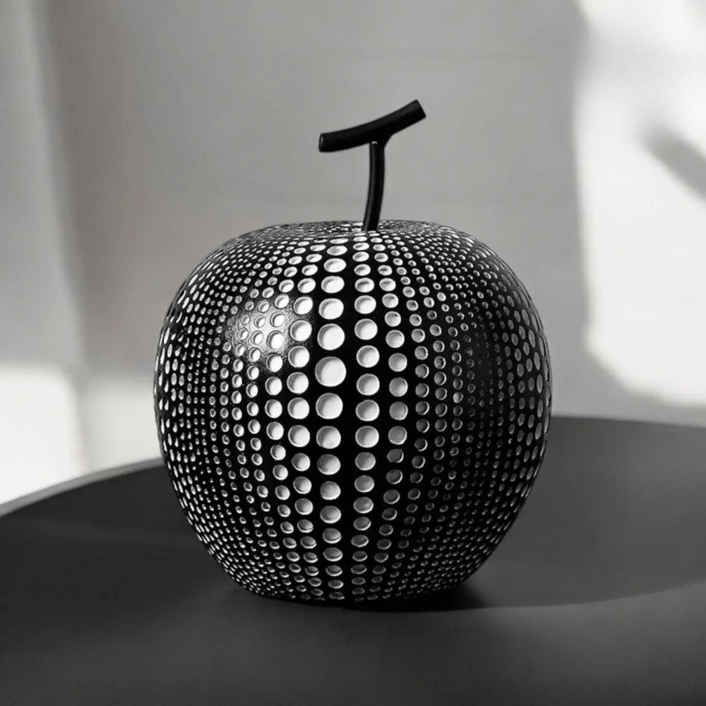 Punktmuster Apfel Skulptur | Karnz