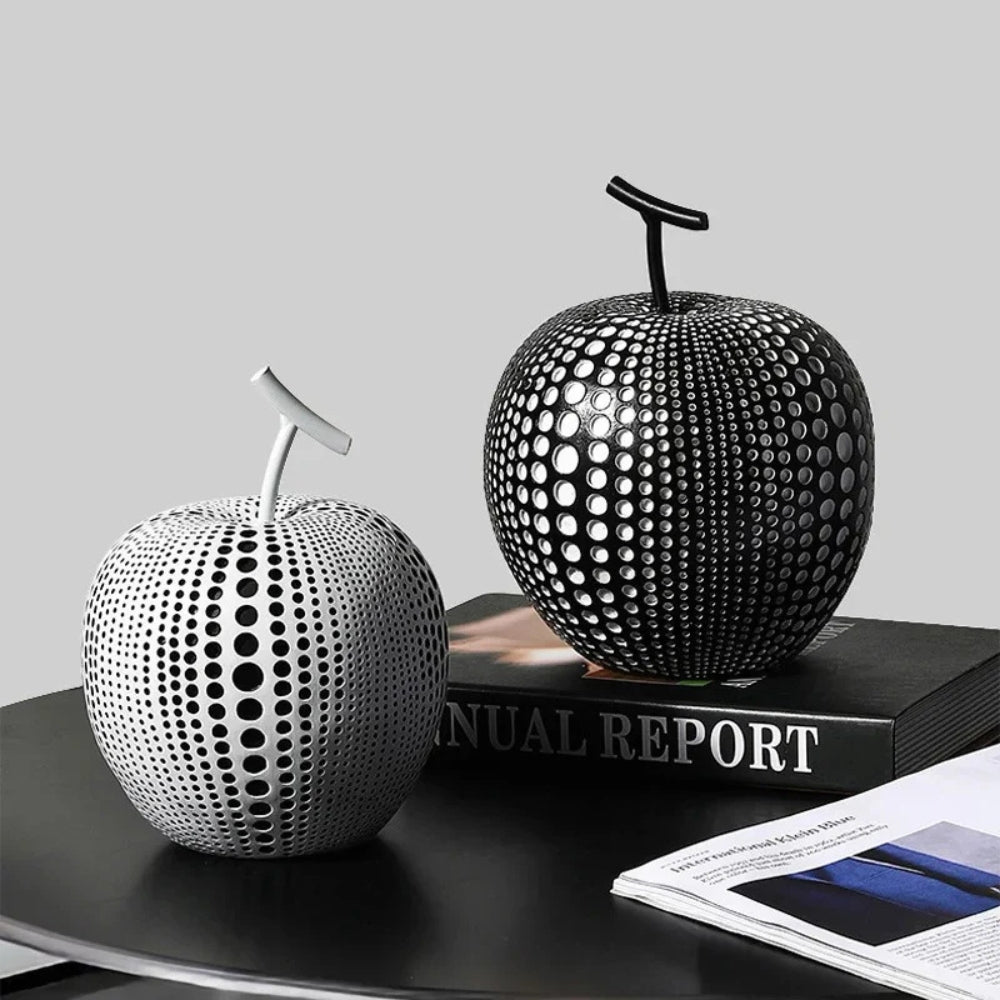 Punktmuster Apfel Skulptur | Karnz