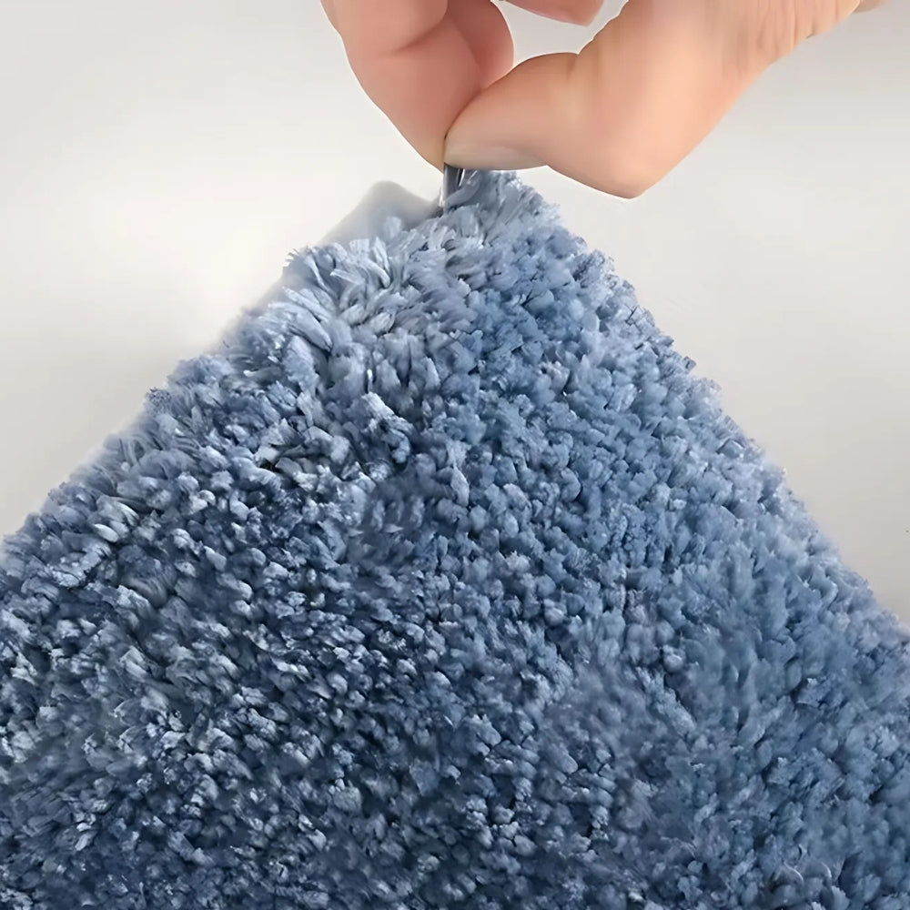 Luxuriöse, saugfähige, rutschfeste Plüsch-Badematte