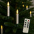 Drahtlose LED-Christbaumkerzen mit Fernbedienung – 10, 20 oder 30 Stück. | Karnz