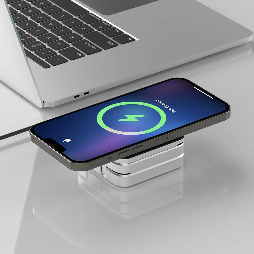 PowerFlex 3-in-1 Ladegerät - Magnetisch & Zusammenklappbar Ladegerät Karnz