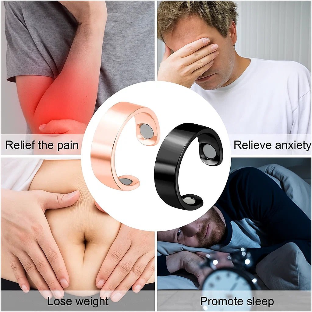 Magnetfeldtherapie-Ring für Lymphdrainage, Durchblutung und Wohlbefinden