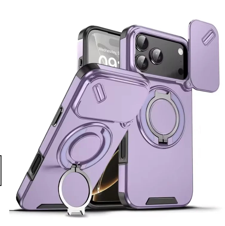 Robuste magnetische Schutzhülle mit Ständer für iPhone 17-Serie