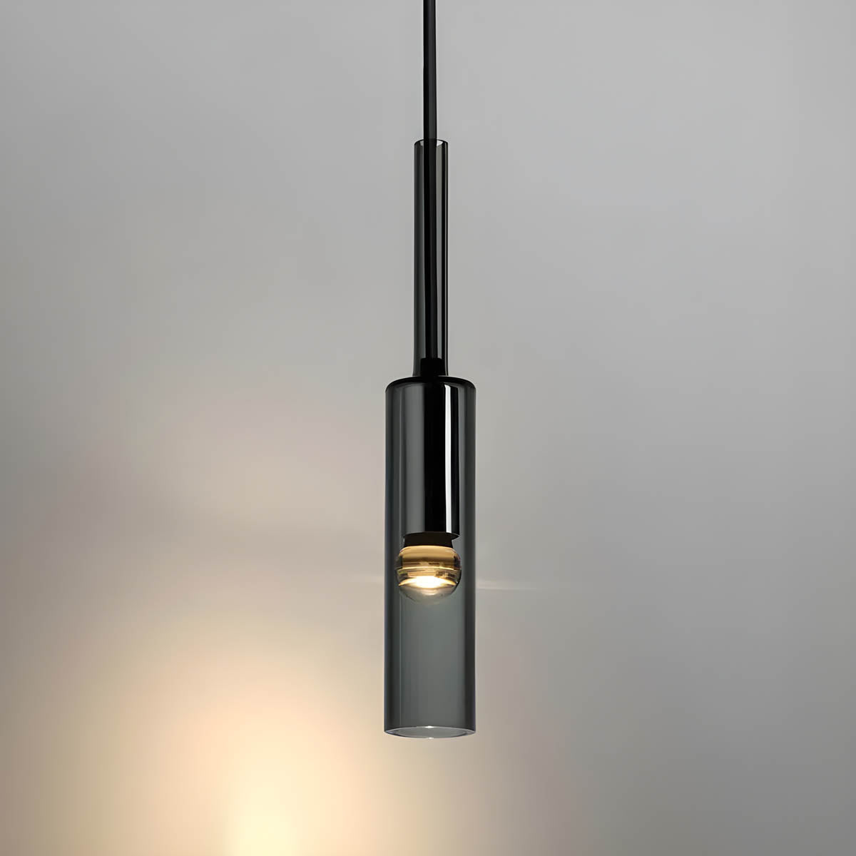 Pendelleuchte aus Rauchglas – Elegantes Design mit funkelnden Lichteffekten | Perfekt fürs Wohnzimmer