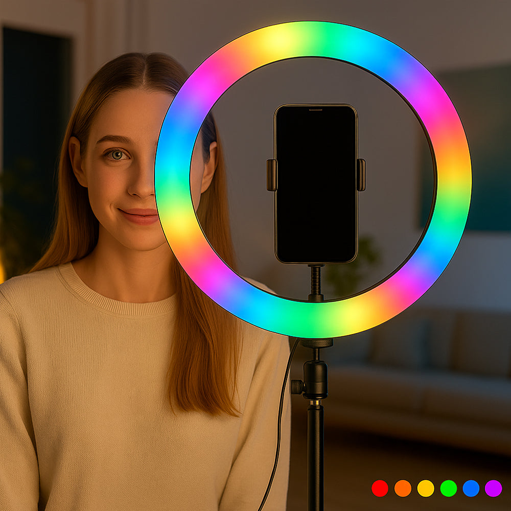 Ring Light RGB – 15 Licht­kombinationen – MJ30 | Karnz