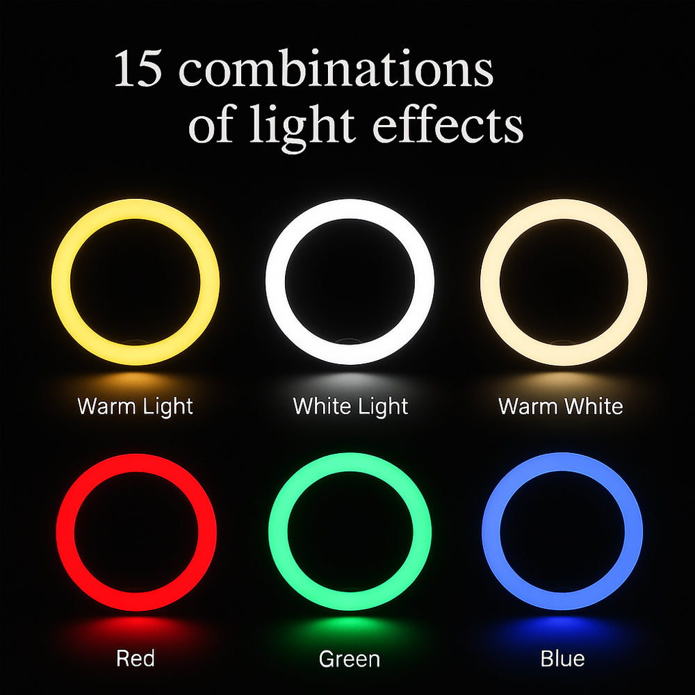 Ring Light RGB – 15 Licht­kombinationen – MJ30 | Karnz