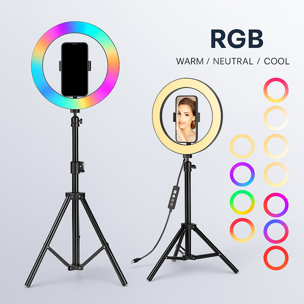 Ring Light RGB – 15 Licht­kombinationen – MJ30 | Karnz