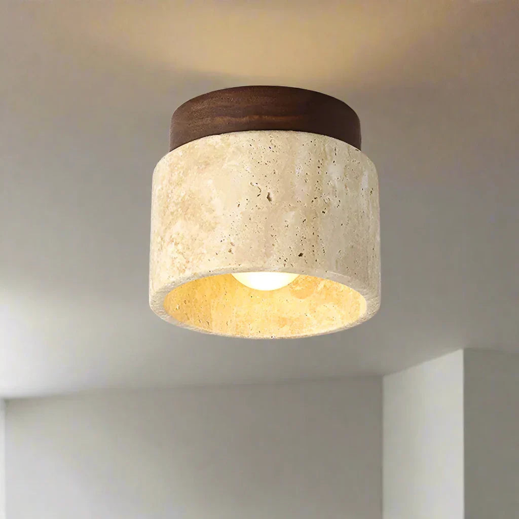 Japanische kreative Creme-Stil Deckenlampe | Karnz