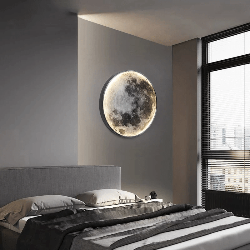 Moon Lamp | Atmosphärische Wandbeleuchtung | Bequemes Nachtlicht | Karnz